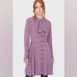 Killstar LYRICORE DRESS Mauve
